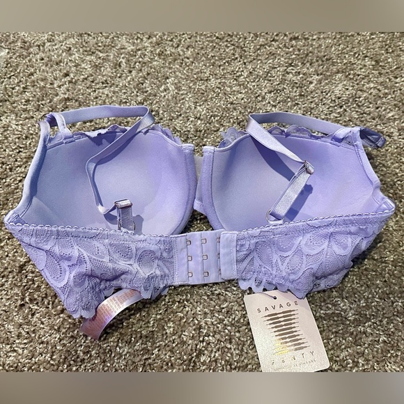NWT Savage X Fenty 34DDD Lavender Lined Balconette Bra - Picture 2 of 6